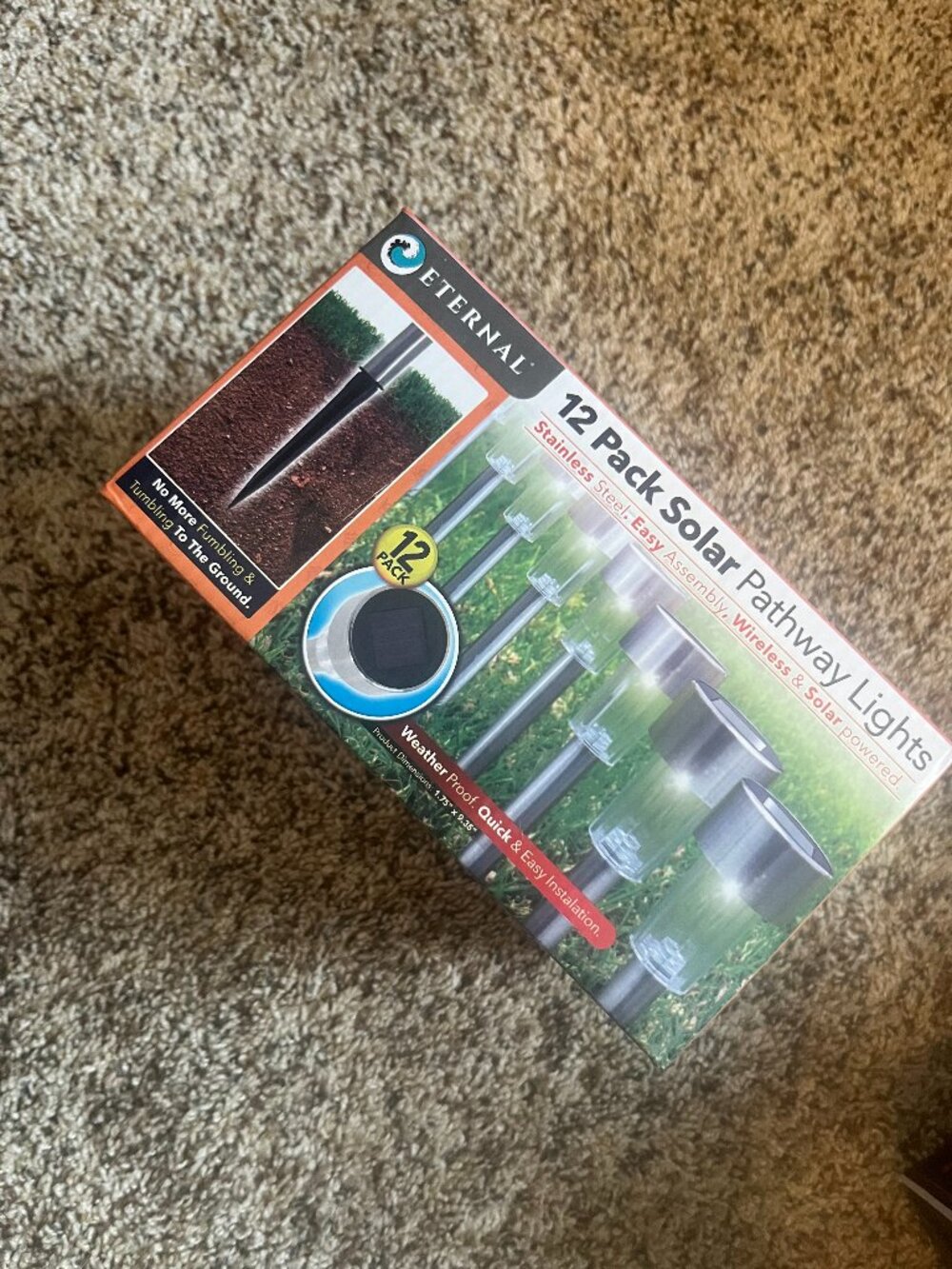 12 pack solar lights